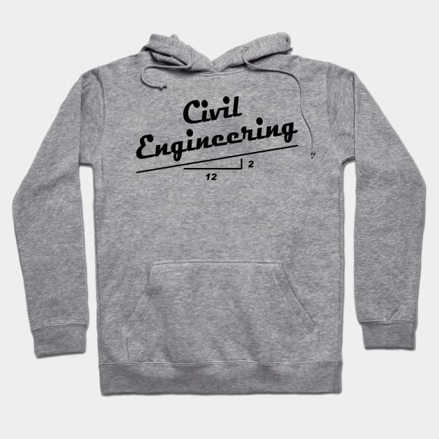 Civil Engineer Slope Hoodie by Barthol Graphics